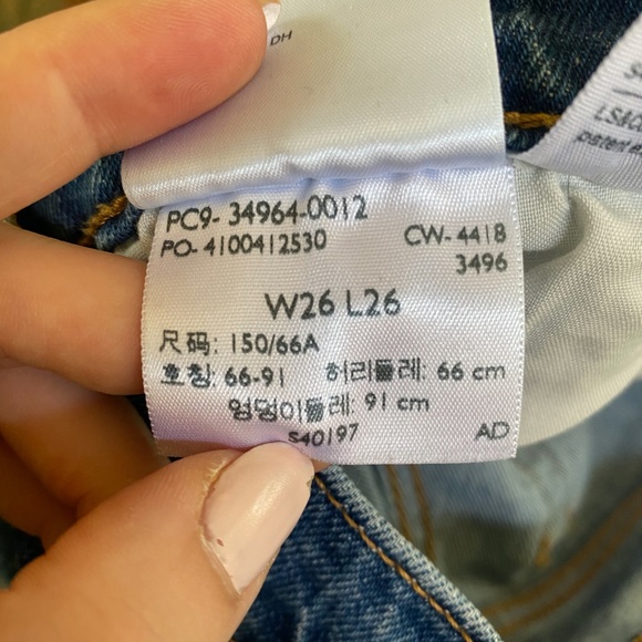 Levis Wedgie Straight Jeans W26xL26 - Picture 3 of 6